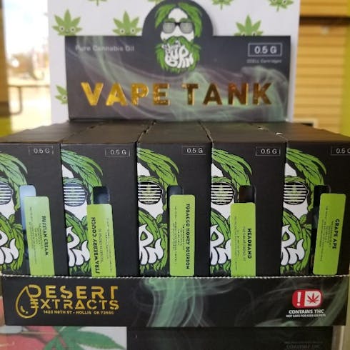 0.5g Purple Punch Vape Cartridge by Desert Extracts