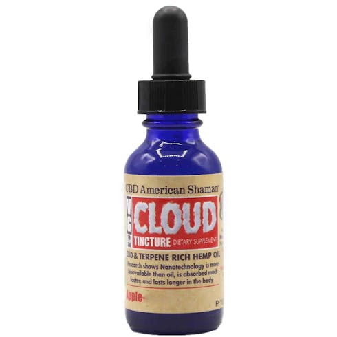 VG Cloud Tincture - Apple Flavor - CBD & Terpene Rich Hemp Oil - 300mg (30ml)