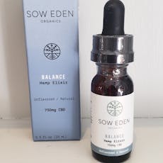 Sow Eden Organics Balance Hemp Elixer