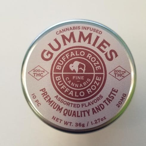 Gummies - 200mg Assorted Gummies By Buffalo Roze Fine Cannabis