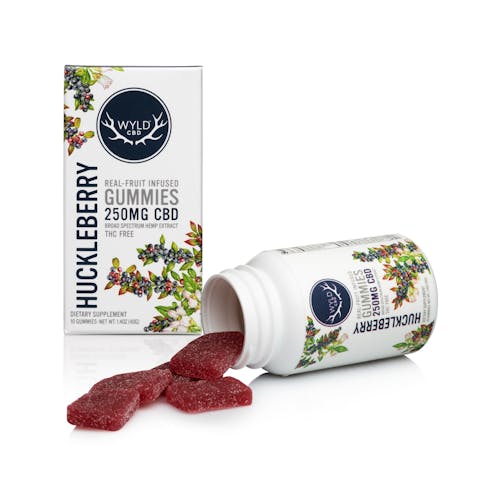 Wyld CBD Huckleberry Gummies – 250MG