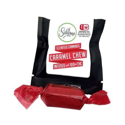 100mg Single Caramel Chew