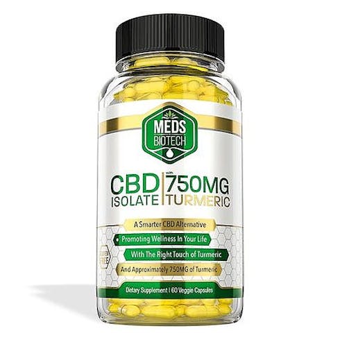 Meds Biotech Isolate & Tumeric Capsules 750mg