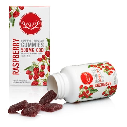 500mg Raspberry Gummies