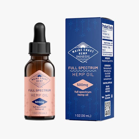 Maine Coast Hemp 500mg Full Spectrum Tincture