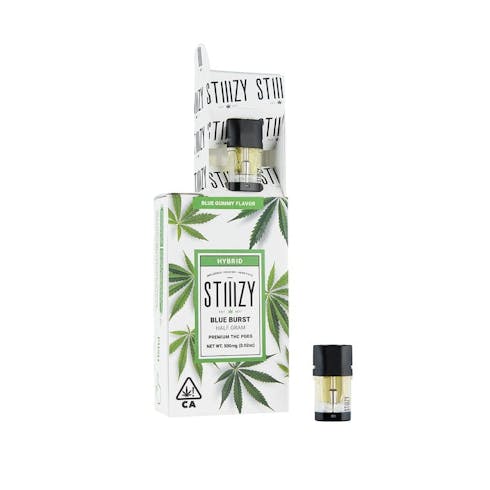 STIIIZY Blue Burst - Blue Gummy Premium THC Pod 1g