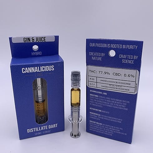 Cannalicious - 1g dab dart - GIN & JUICE