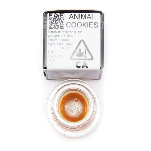 1g Live Resin Sauce – Animal Cookies (H)