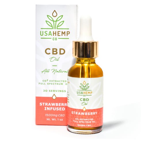 Strawberry Infused CBD Tincture