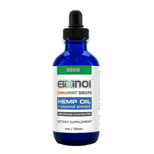 Cinnamint Flavor Hemp Oil Drops - 3600mg