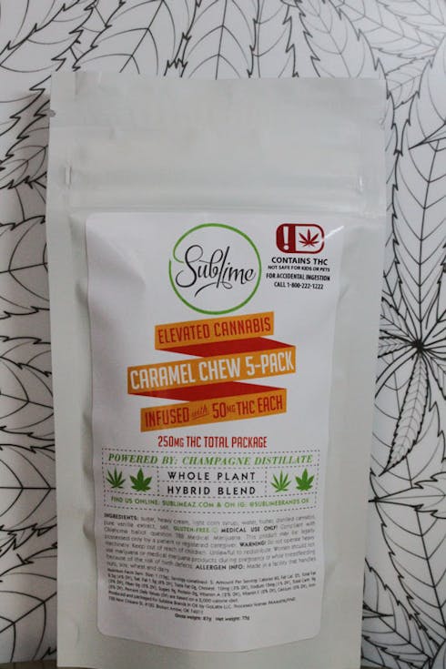 Sublime Caramel Chew 5-pk (250mg)