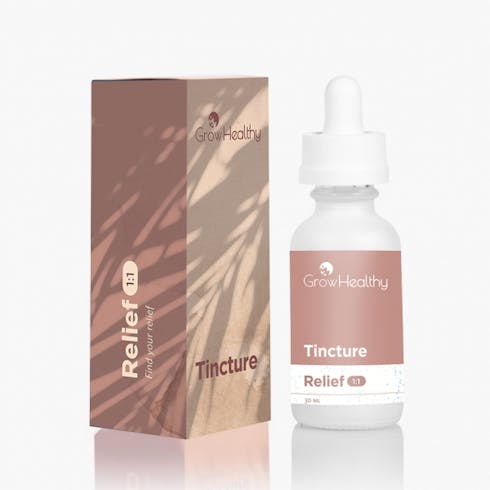 RELIEF Mint Lime (Balance 1:1) Tincture 1 oz.