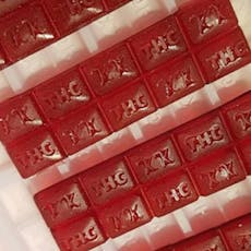 Kreative | 10pk Divine Hard Candy | Raspberry 1:1 CBD (indica) | 100mgTHC | 100mgCBD