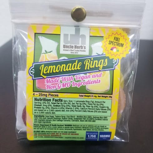 UNCLE HERB'S - Lemonade Rings