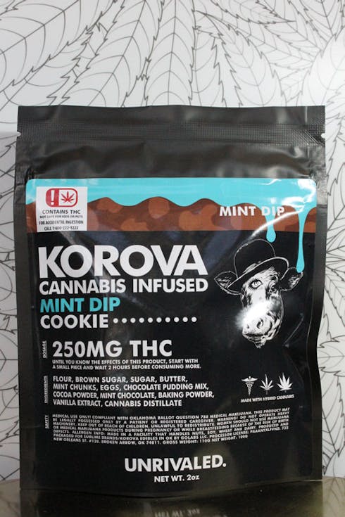 Korova Mint Dip Cookie 250mg