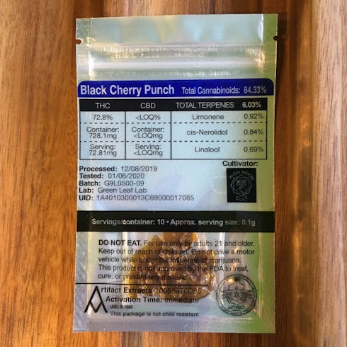 Artifact - Black Cherry Punch - 1g Extract