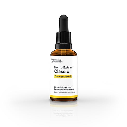 BlueBird Botanicals Classic 6x Concentrated CBD Oil, CBD, CBG, CBN