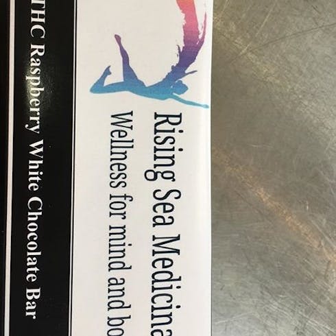 400 mg Raspberry White Chocolate Bar