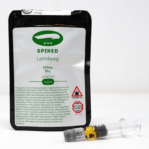 SPIKED FILLS - Lemdawg 1:1 THC:CBD (75.5% TAC)