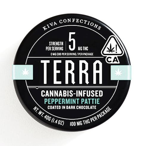 Terra Bites – Dark Chocolate Peppermint 100mg