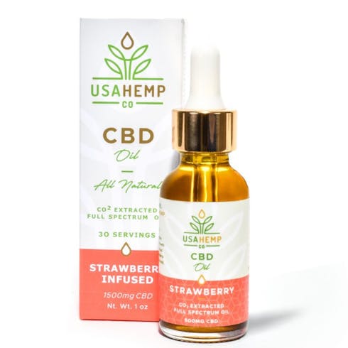 Strawberry Infused CBD Tincture