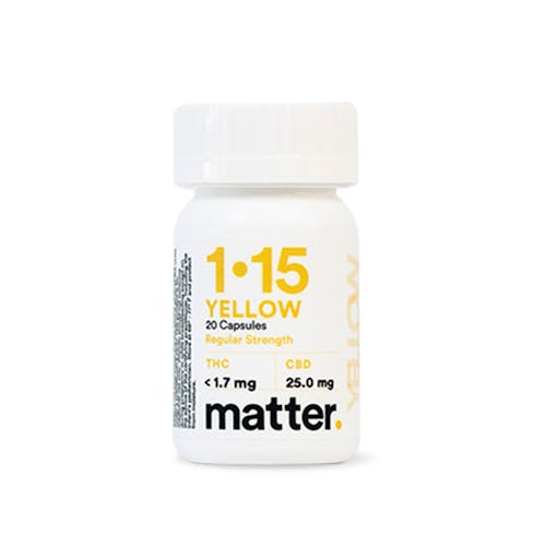Yellow Capsules 1:15 (20/bottle)