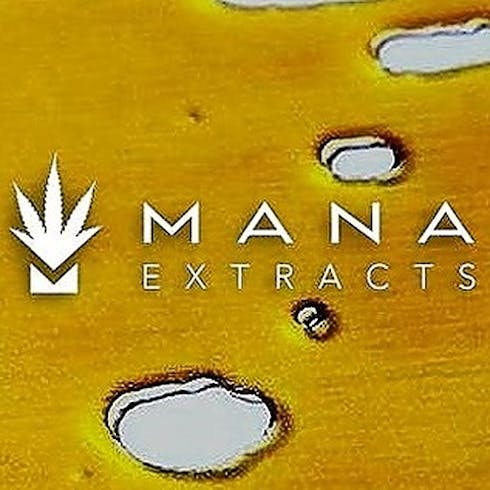 Mana Extracts Bubba Kush (1g) Pull and Snap
