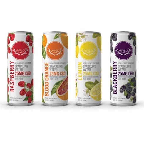 CBD Sparkling Water – Real-Fruit Infused