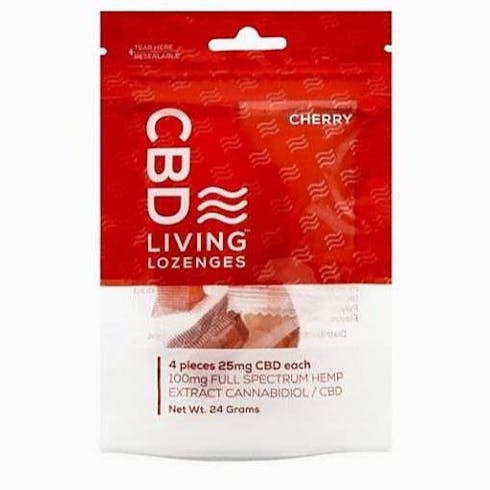 CBD Living Cherry Lozenges