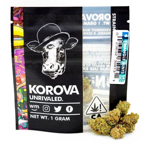 1g - Triangle Mints (Sativa-Hybrid) - Korova Flower