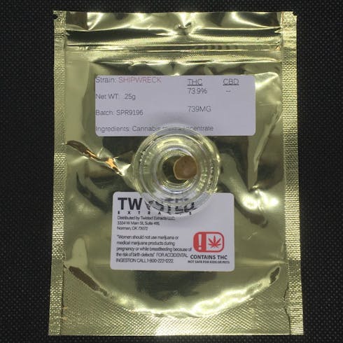 .25g (Qtr) Shipwreck Rosin