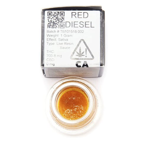1g Live Resin Sauce – Red Diesel (S)