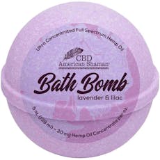 CBD Bath Bomb - Lavender and Lilac - 150mg (138ml)
