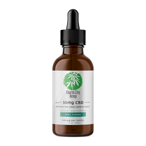 Broad Spectrum CBD Tincture 900mg, Mint