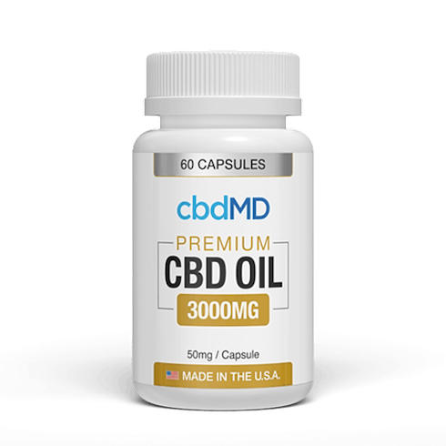 cbdMD Oil Tincture Capsules - 3000mg