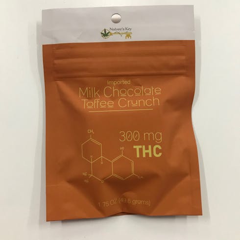 Milk Chocolate Toffee Crunch 300mg