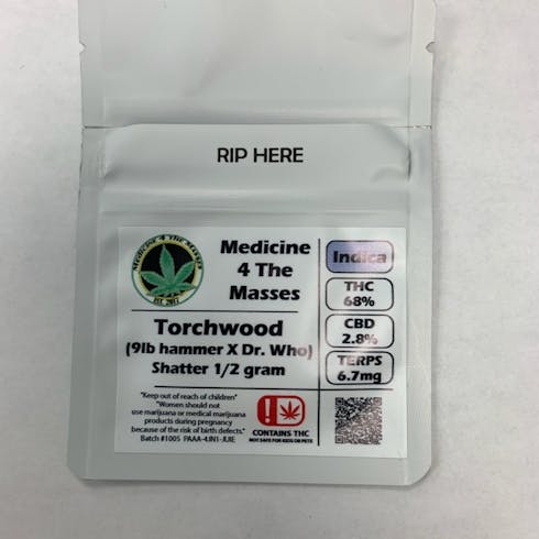 Medicine 4 The Masses Shatter - 1/2 gram
