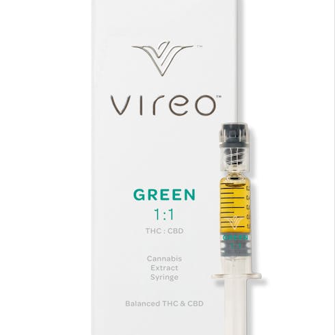 Green 1:1 Distillate Syringe