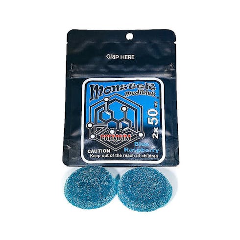 Blue Raspberry Gummy (2x50mg)