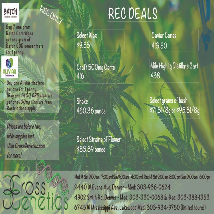 Cross Genetics Recreational