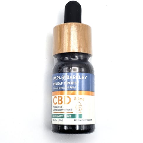 Releaf Drops - Lemongrass Ginger - CBD 450mg
