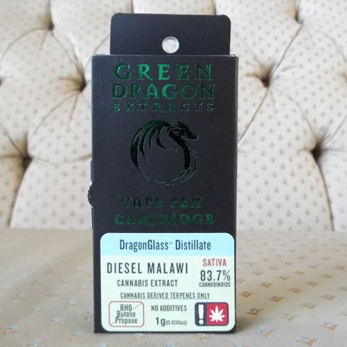 Diesel Malawi 1g Cartridge by Green Dragon Extracts
