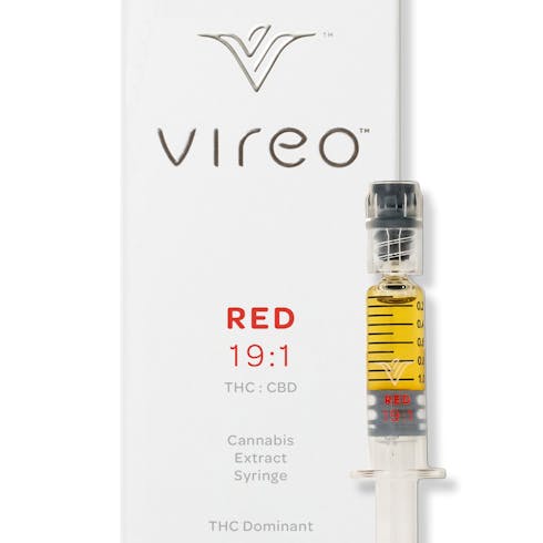 Vireo Red Distillate Vaporization Syringe – 1000 mg Syringe