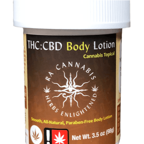 RA Cannabis - THC:CBD Lotion