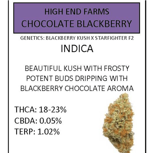 High End Farms Chocolate Blackberry 3.5g
