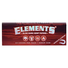 Elements Slow Burning 1 1/4 Hemp Papers