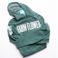 Green Farm Flower Hoodie