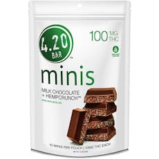 Milk Chocolate Hempcrunch Mini Bites 100mg - 4.20 Bar