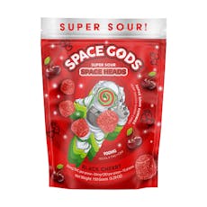 Space Heads Super Sour Gummies 30mg Delta 9 THC Per piece | Black Cherry