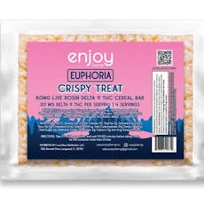 Enjoy 80 Mg Live Rosin Delta 9 THC Crispy Cereal Bar – Euphoria (Sativa)